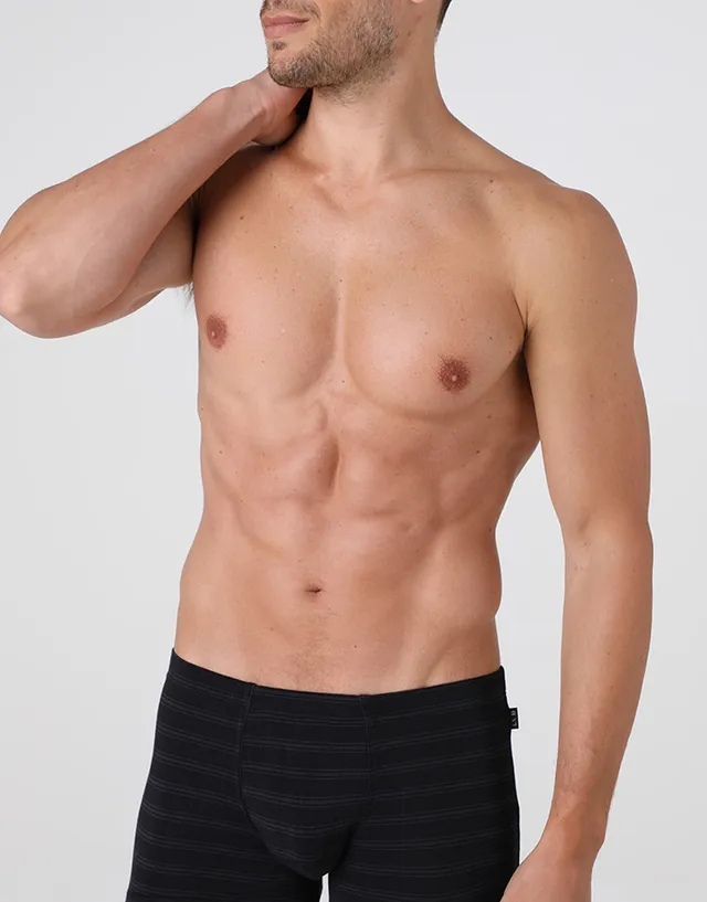 Lovable Value Elegance Boxer uomo in micromodal nero