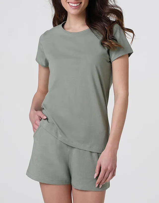 Lovable Basic Soul Pigiama Corto Girocollo pigiama verde vintage