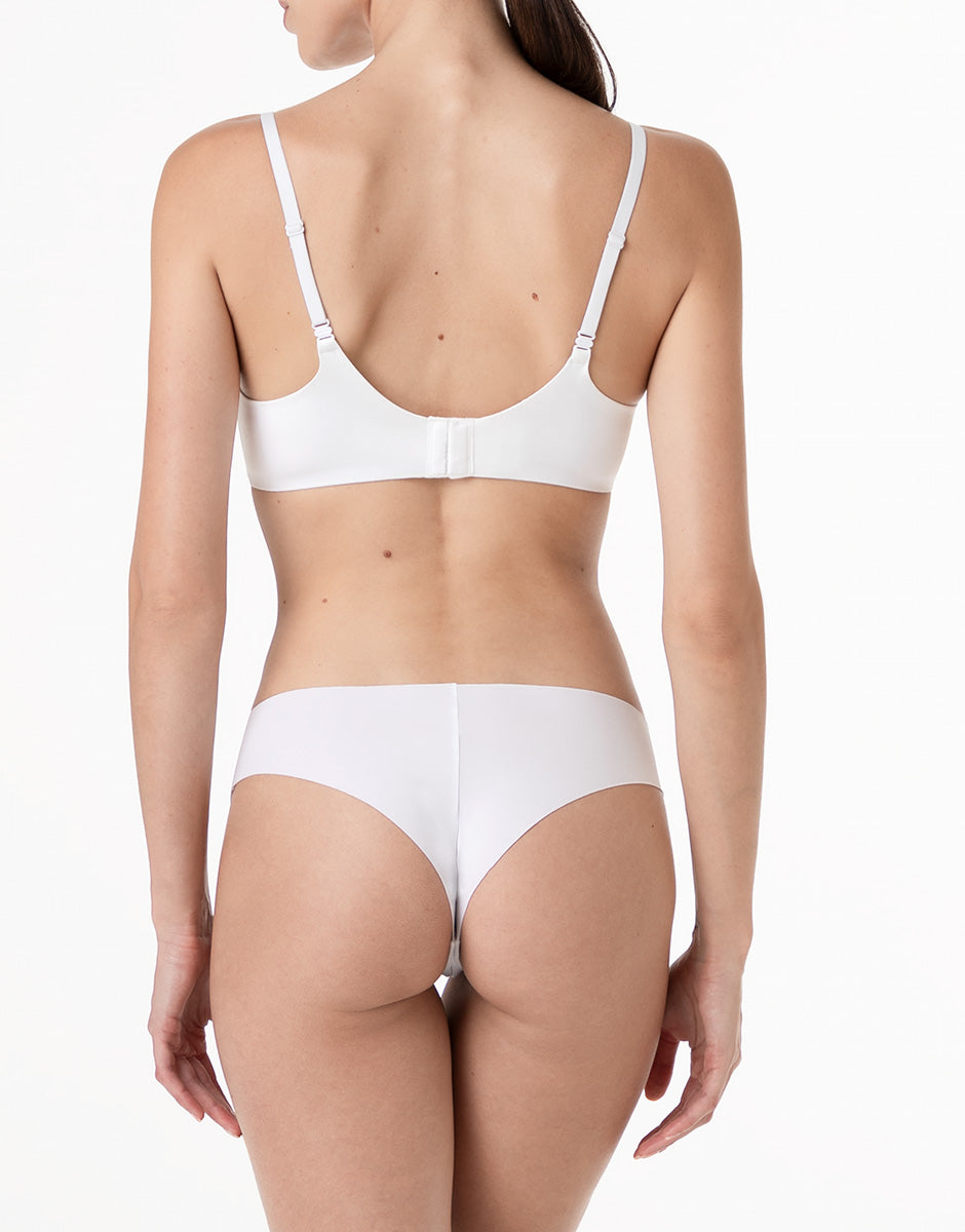 Lovable Invisible Essence reggiseno senza ferretto bianco, coppe imbottite