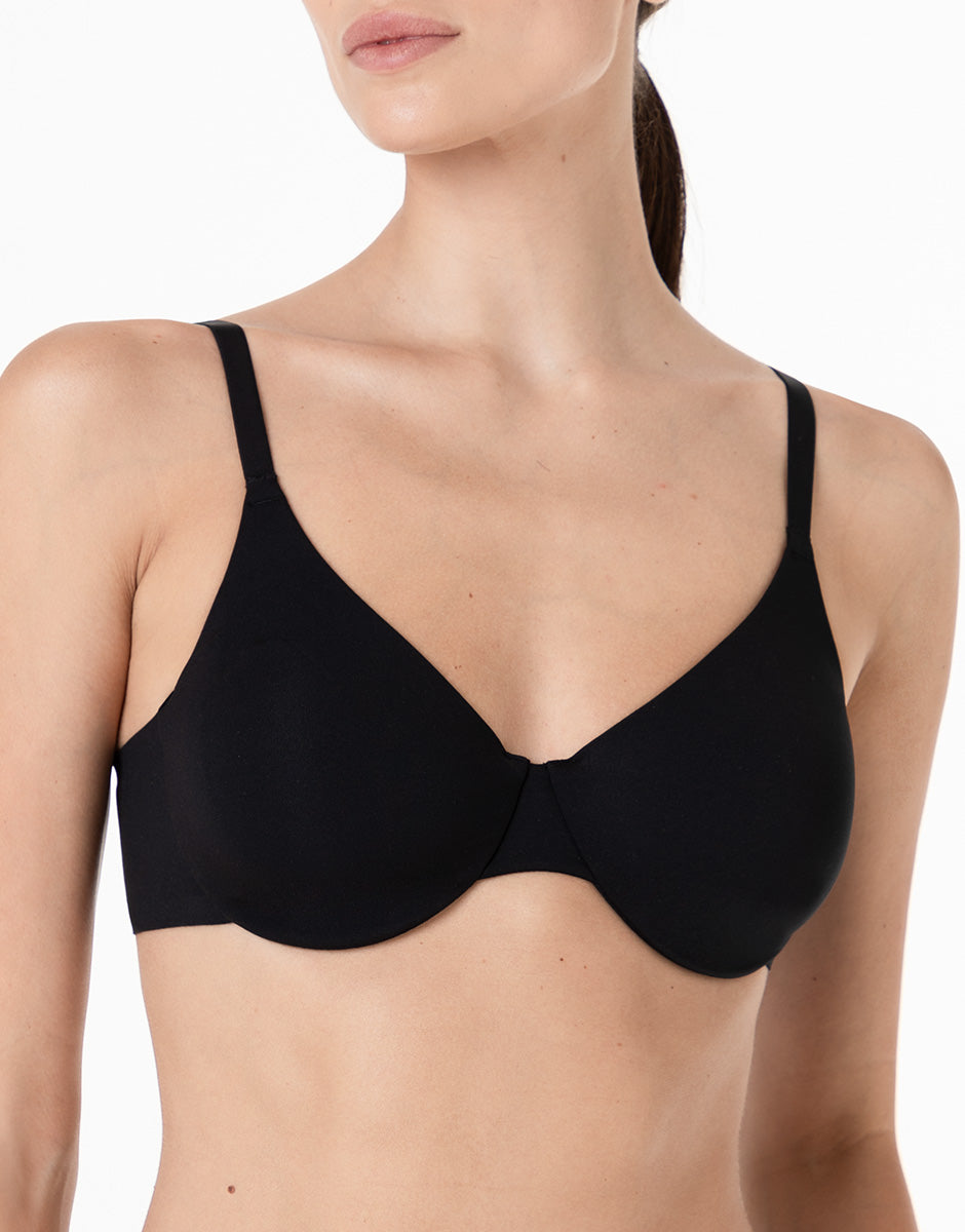Lovable Invisible Essence reggiseno con ferretto nero in microfibra