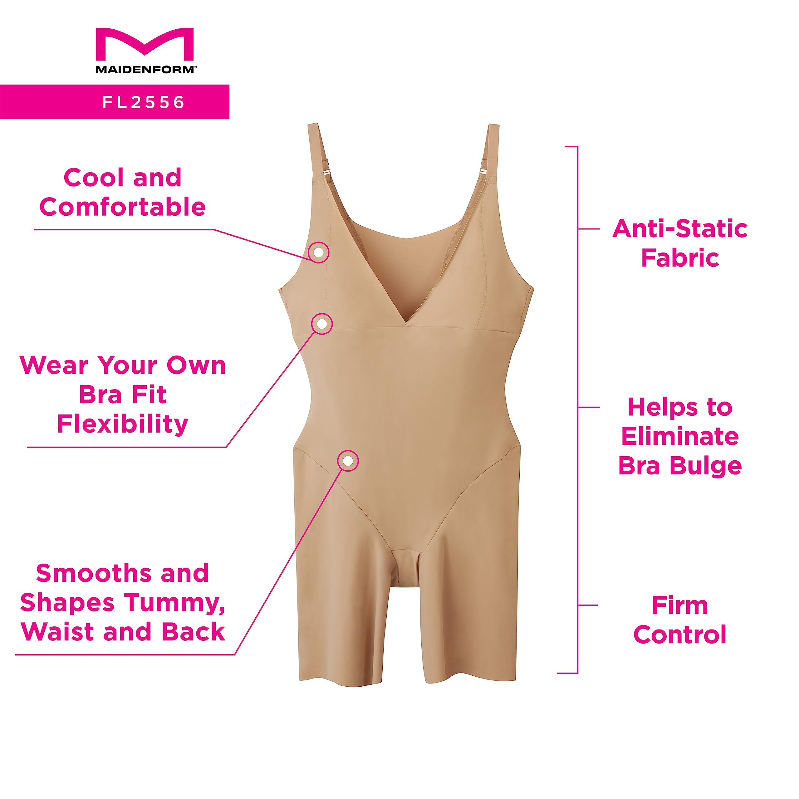 Maidenform Body Shapers body modellante a busto aperto