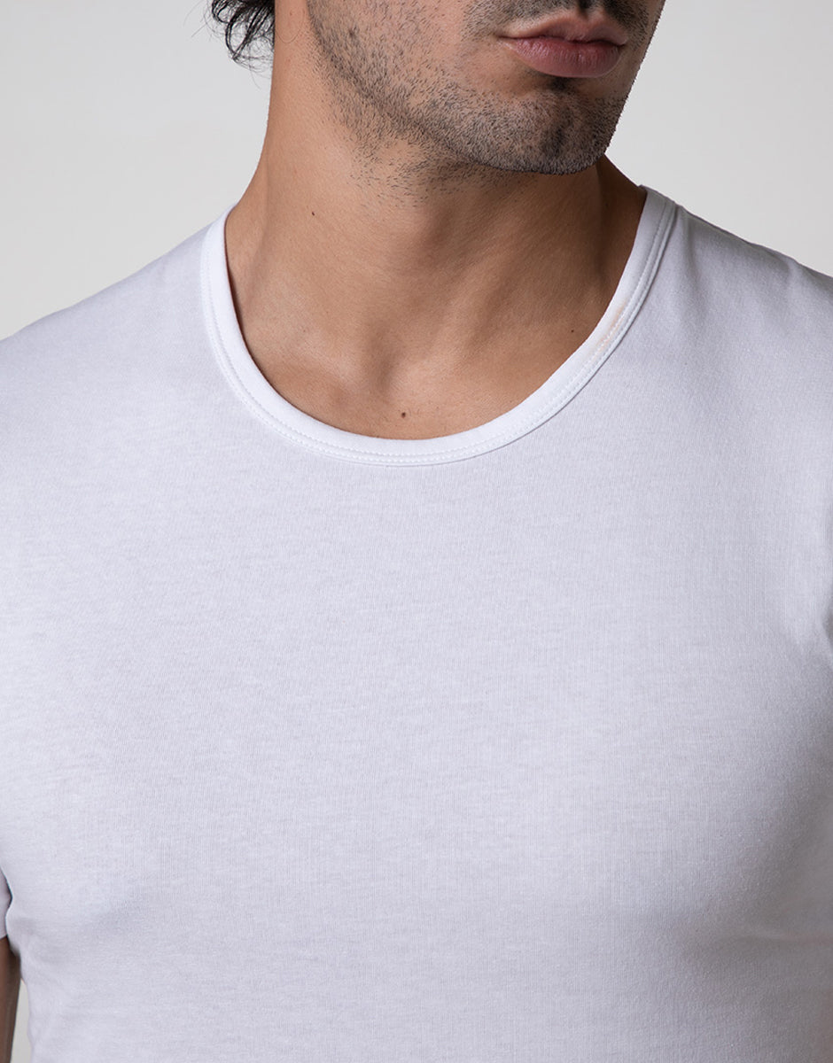 Lovable Basic Soul Cool Sensation t-shirt girocollo bianca 3/S cotone stretch