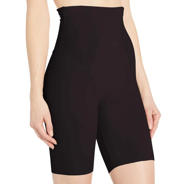 Maidenform Firm Foundations Hi-Waist Thigh Slimmer pantaloncini L beige