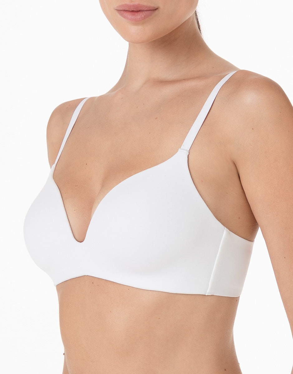 Lovable Invisible Essence reggiseno senza ferretto bianco, coppe imbottite