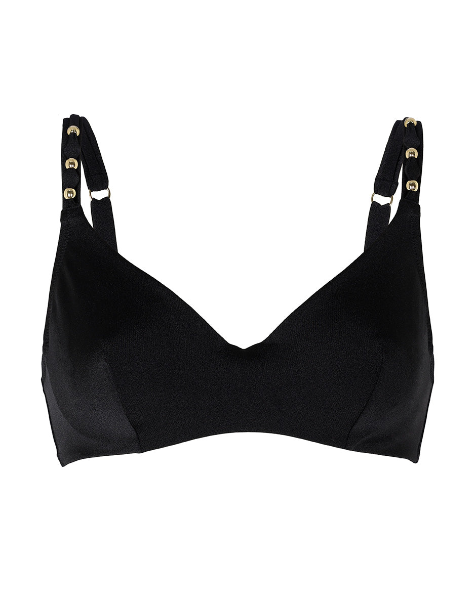 Lovable Glam Shiny Micro Expert Reggiseno Brassiere con Ferretto 3C nero