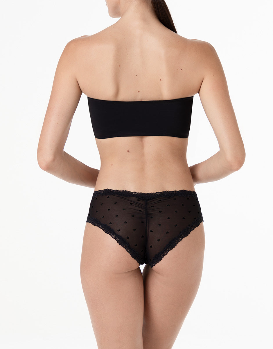 Lovable So Lacy Panties Table Panties slip nero in tulle jacquard