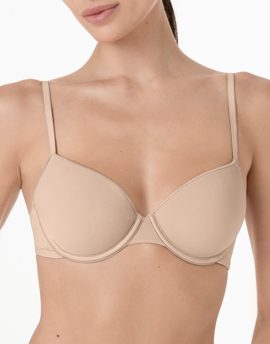 Lovable Invisible Breeze Reggiseno con Ferretto Coppa Spacer nudo chiaro