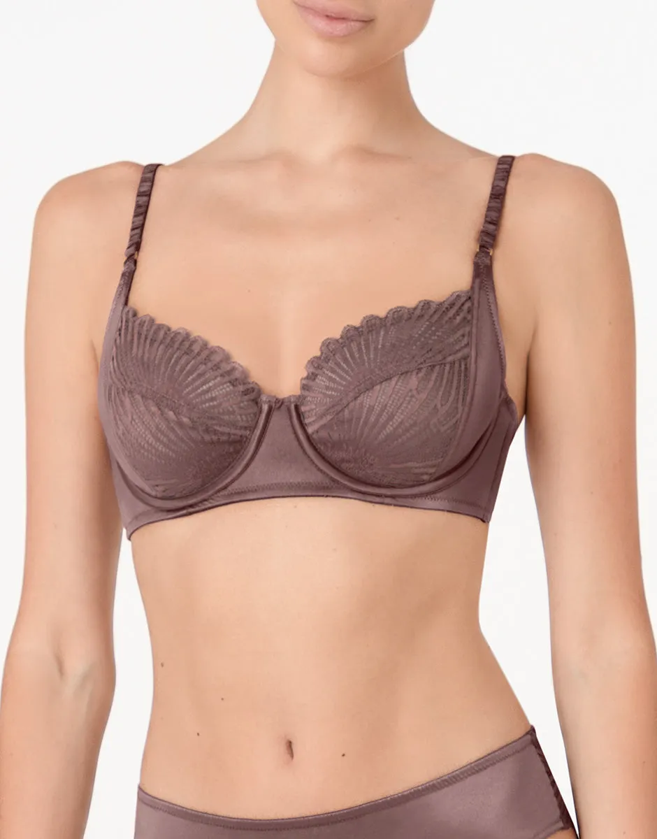 Lovable Garden Flowers Lace Blowball Lacy Micro reggiseno con ferretto nocciola