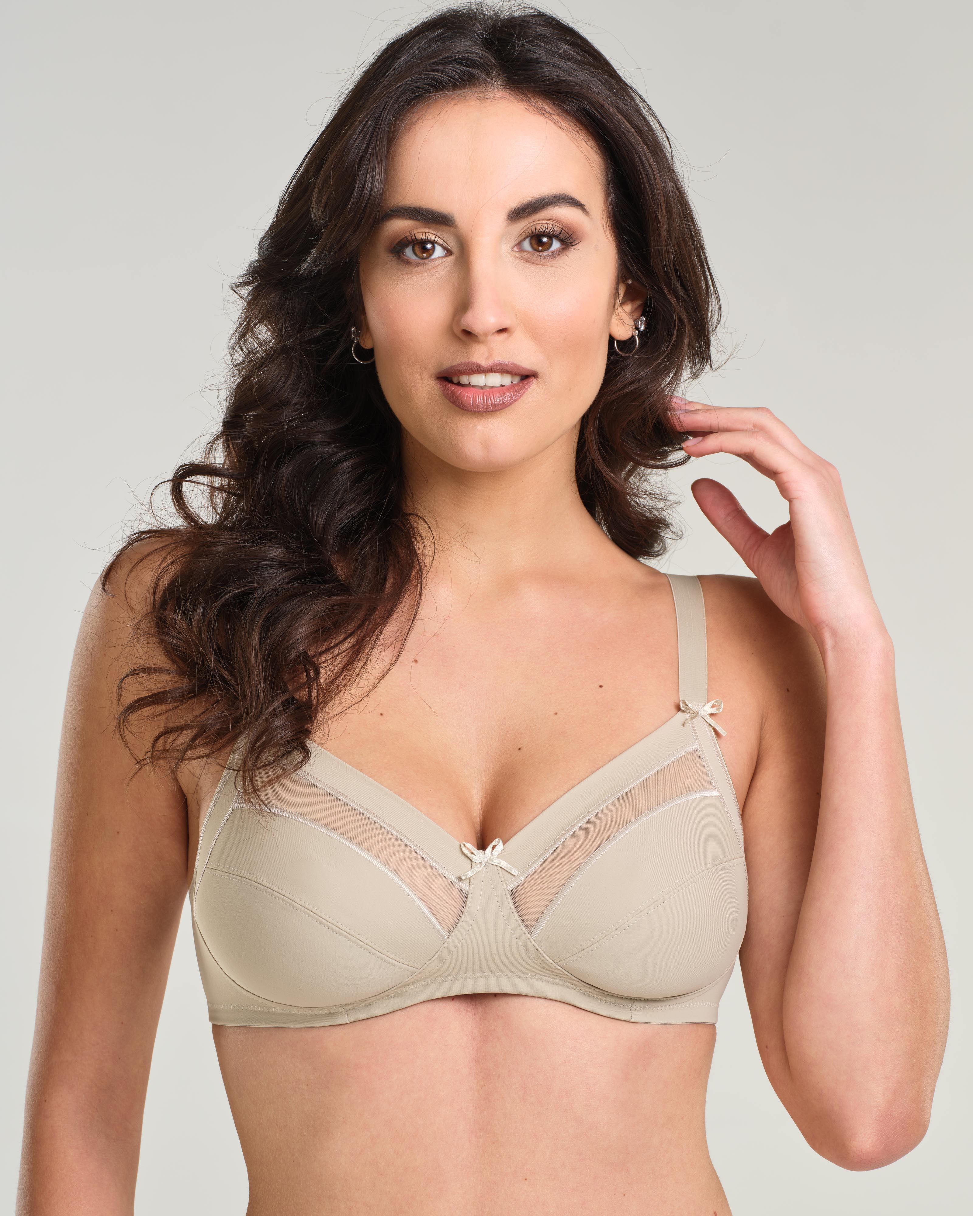 SPIMAN Style reggiseno coppa B tortora elasticizzato