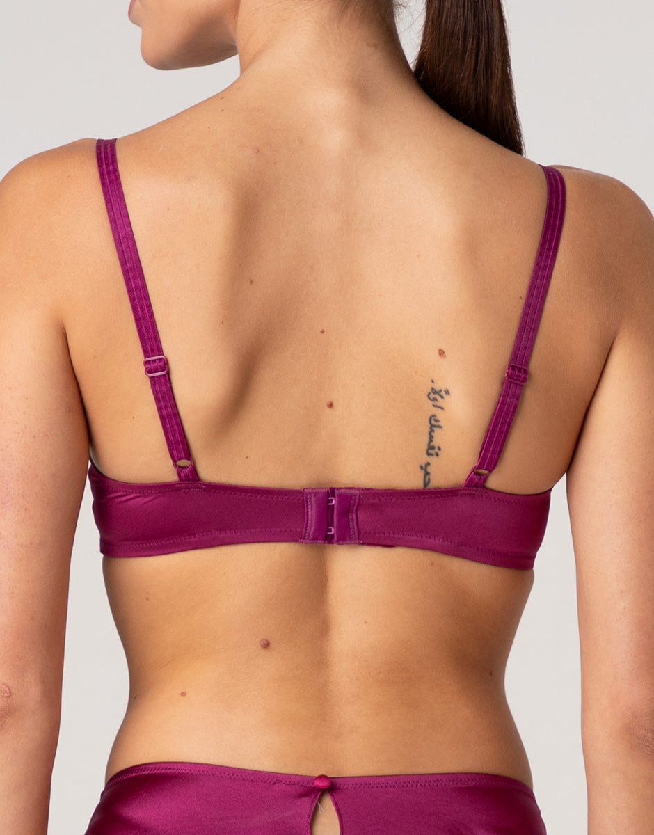 Lovable Invisible Lift Chic Micro reggiseno imbottito con ferretto lampone viola